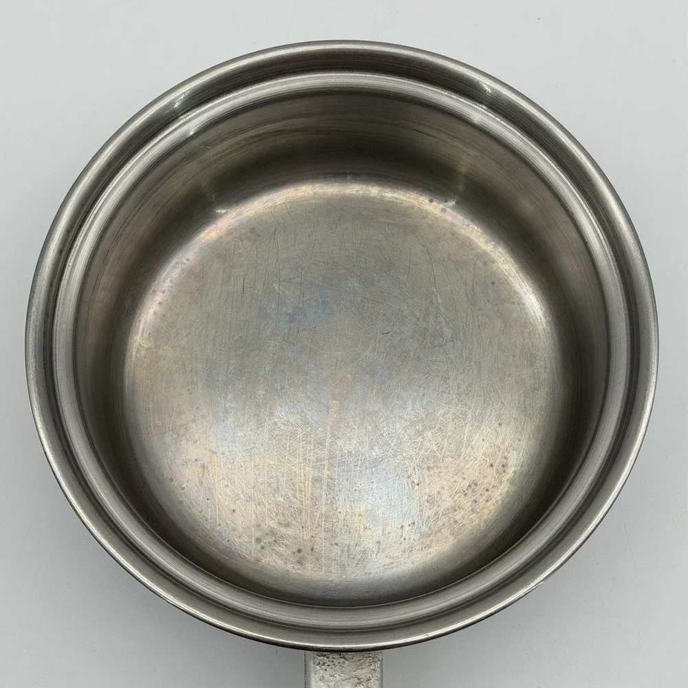 Vintage Saladmaster T304S Stainless Steel Sauce Pan Pot 1 Qt w/ Vapor Vent Lid